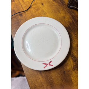 Mayer China, true ivory plate confederate ivory